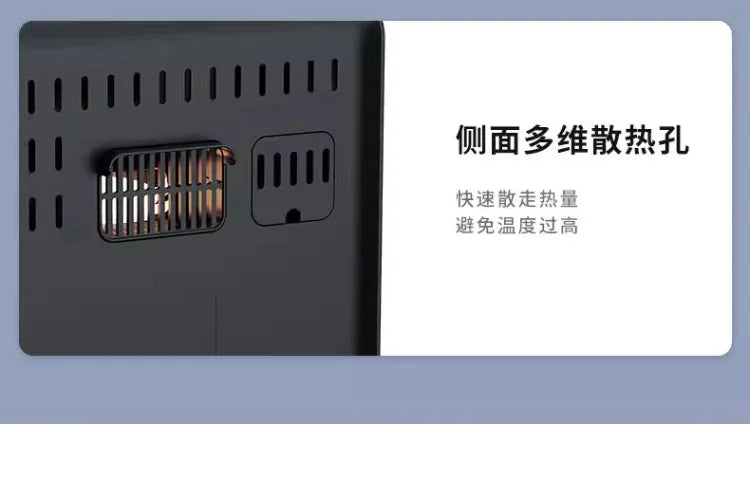 Freidora de aire Amoi de 220 V, freidora de aire inteligente mejorada de gran capacidad sin aceite, automática, sin tapa AG