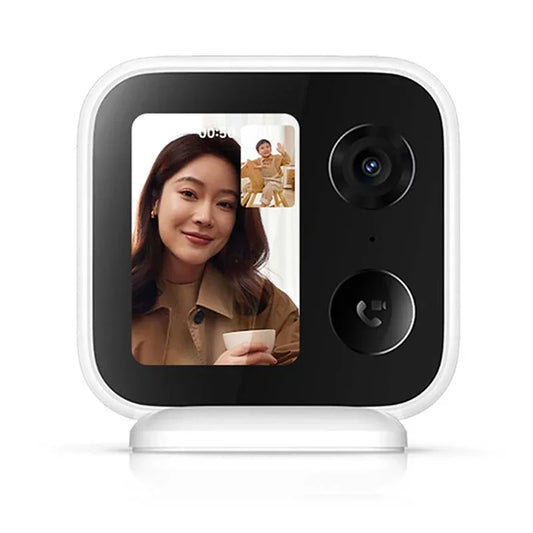 XIAOMI Cámara inteligente Edición de videollamada, pantalla grande de 3,5 pulgadas, 4MP 2,5 K, monitor de bebé de seguridad para el hogar, versión china con adaptador