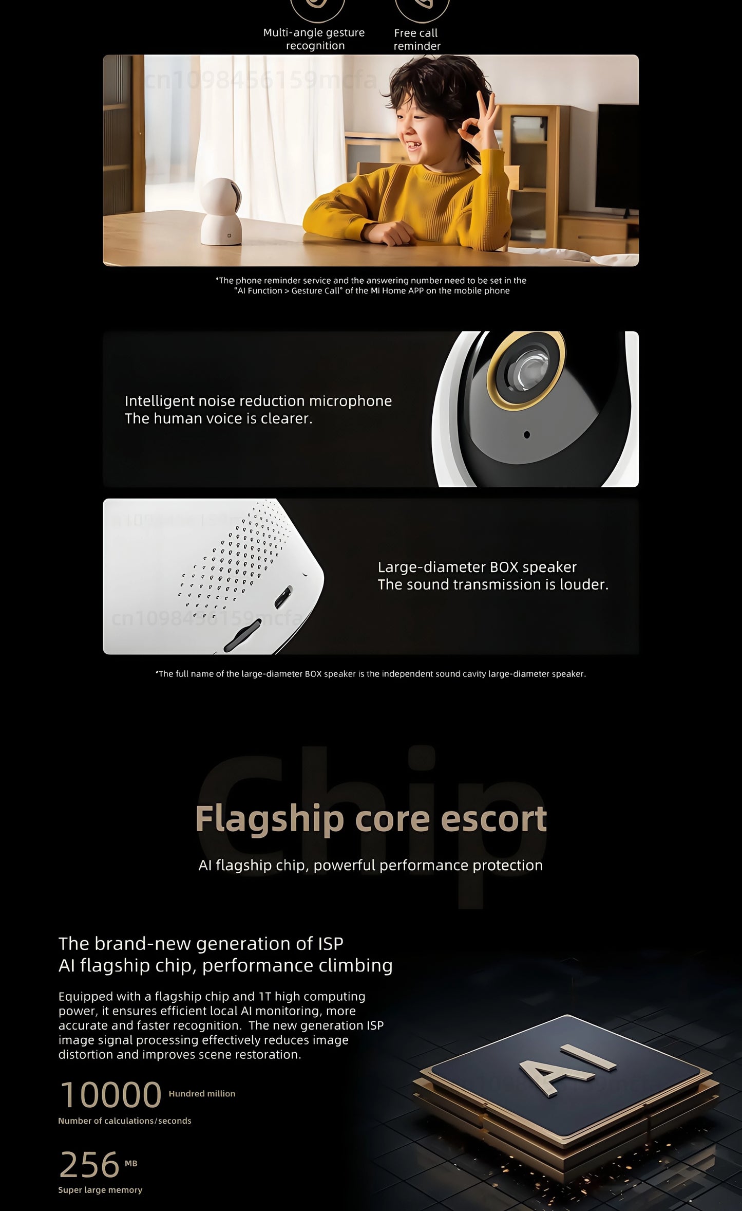 Nueva cámara inteligente Xiaomi C700 8MP 4K Ultra HD de poca luz a todo color detección de llanto de bebé cámara de vigilancia de llamada de voz bidireccional MI