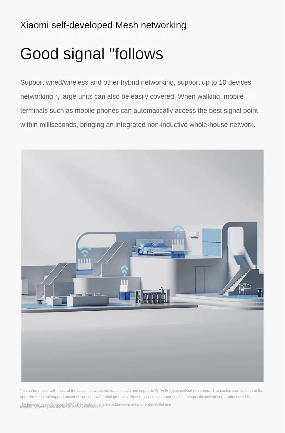 XIAOMI Router BE5000 WiFi 7 5011Mbps 2,4G/2,5GHz puerto de red 512MB de memoria acceso de banda ancha Dual protección de seguridad de red CN