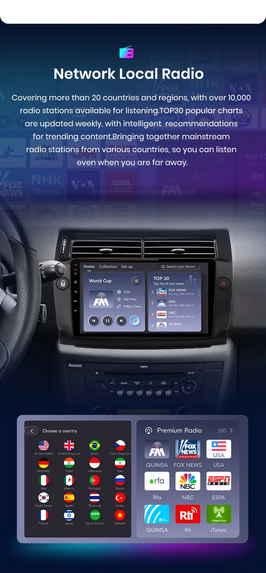 Junsun Android inalámbrico CarPlay Auto Radio de coche para Citroen C4 c-triomphe c-quatre 2004-2009 sistemas inteligentes DSP SWC RDS GPS