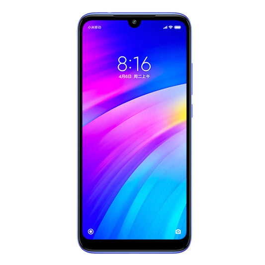 Teléfono móvil Xiaomi Redmi 7 con funda para teléfono, teléfono móvil Dual SIM Solt, teléfono móvil Android, cámara Dual, teléfono usado