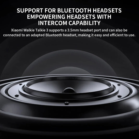 XIAOMI-walkie-talkie 3 con pantalla a Color de 2024 pulgadas, intercomunicador de seguridad para exteriores, modo Dual de espera de 13 días, distancia de llamada de 6km, IP65, 1,77