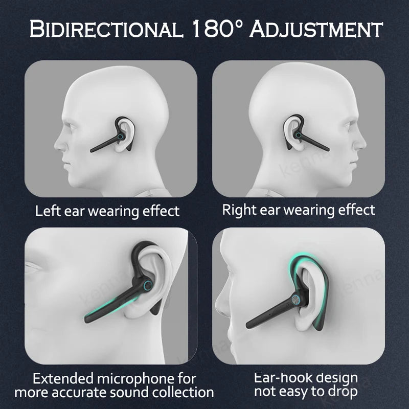Auriculares inalámbricos Con micrófono, cascos Con Bluetooth, Con micrófono