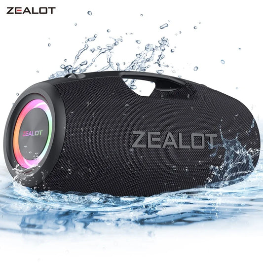 ZEALOT-S78 Altavoz Bluetooth portátil de 120W, altavoz para Fiesta al aire libre, altavoz grande, excelente rendimiento de graves, altavoz Hifi