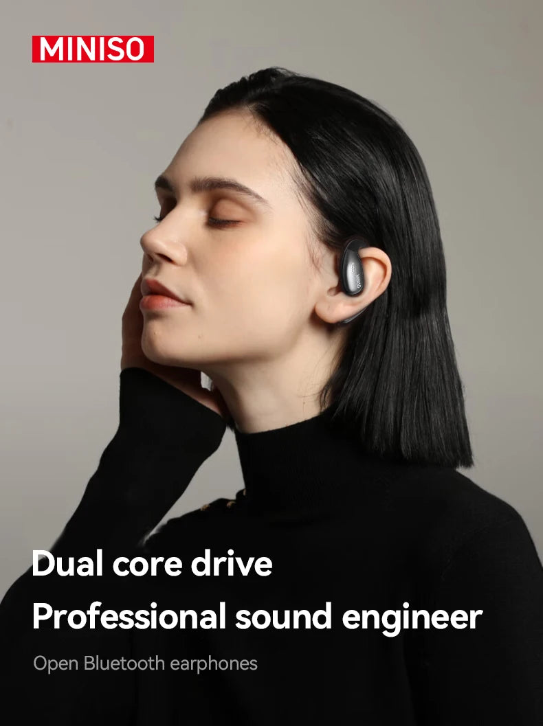 [Auricular traductor AI] auriculares inalámbricos MINISO X28 Bluetooth 5,4 HiFi IPX5 impermeable deportes graves potentes 16H de duración de la batería