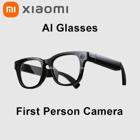 Gafas inteligentes originales Xiaomi AI, gafas fotocromáticas con cámara de acción, conectividad Bluetooth y Control por voz, regalo para primera persona