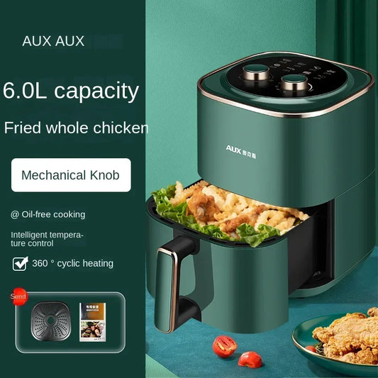 Modelo de freidora de aire AXA de 220 V: horno freidora de aire todo en uno con fritura automática inteligente, multifuncional y sin aceite C