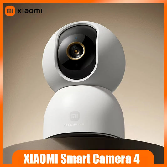 Cámara Inteligente Xiaomi 4 8MP 4K Calidad 360 °   Monitoreo remoto del teléfono de la visión nocturna a todo color de la luz de crucero de Pan Tilt
