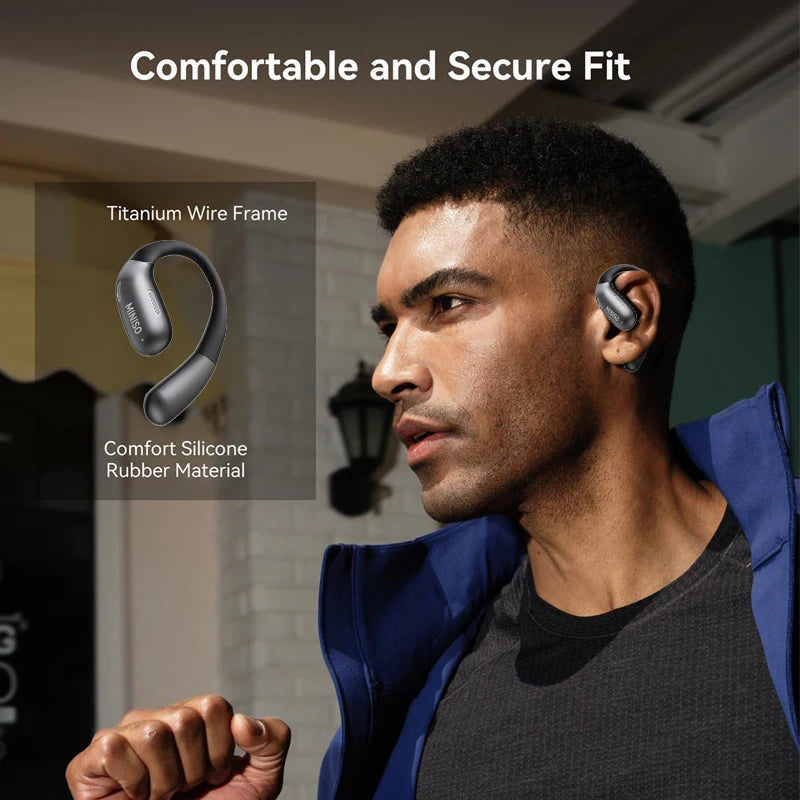 [Auricular traductor AI] auriculares inalámbricos MINISO X28 Bluetooth 5,4 HiFi IPX5 impermeable deportes graves potentes 16H de duración de la batería